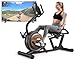 GENIXFIT BM5 Liegeergometer - 150kg belastbar, für Zuhause, Fitness & Rehabilitation - 16 magnetische Widerstandsstufen, selbstleuchtendes Display, Bluetooth - Liegefahrrad Heimtrainer (BM5)
