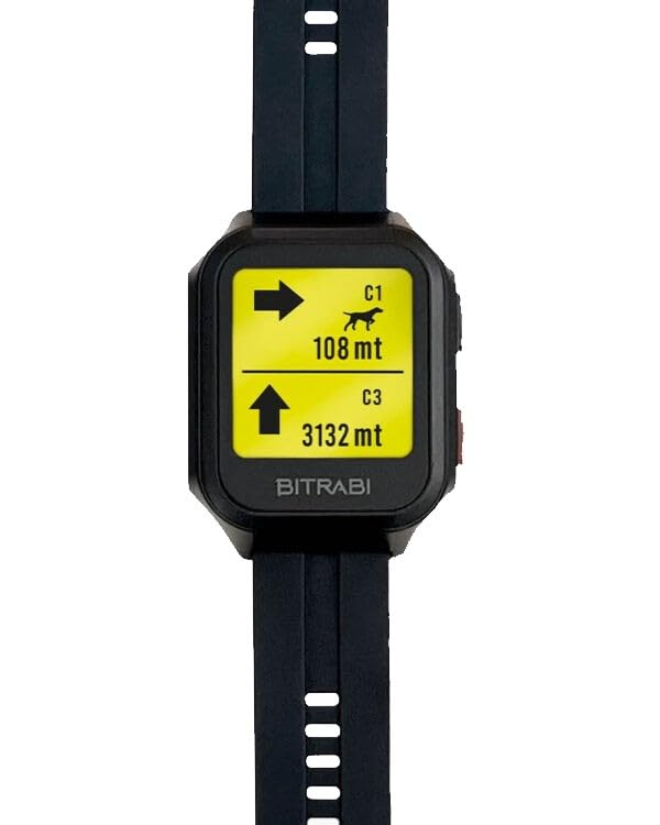 Hunter Watch Orologio GPS per Cani da Caccia, Display LCD a Colori, Monitoraggio Battiti e Movimento, Resistente per Ogni Clima, Batteria a Lunga Durata