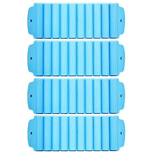 Set 4 Moldes para Hielo en Forma Cilíndrica Azul miniatura 3