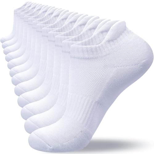 Listado de Calcetines de deporte para Mujer - solo los mejores. 44 Calcetines Hombre y Mujer, 6 Pares Calcetines Deportivos Tobilleros de Algodón, Calcetín Algodón de Corte Bajo, Calcetas Casual Antideslizante y Duradero, Tiñes Hombre y Mujer...