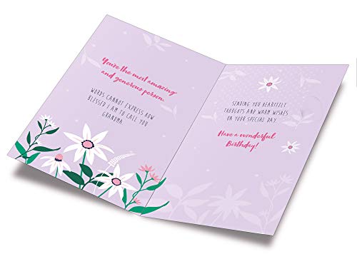 Happy Birthday Card For Grandma | Made In America | Eco-Friendly | Thick Card Stock With Premium Envelope 5In X 7.75In | Packaged In Protective Mailer | Prime Greetings #TOP1