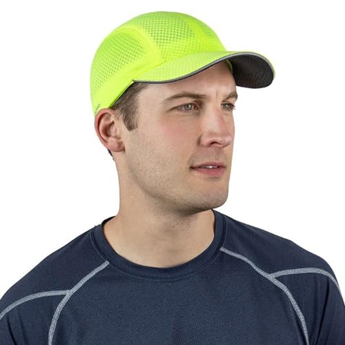 Image of TrailHeads Race Day Men's Running Hat - Lightweight, Quick Dry Mesh Cap with Reflective Accents & Sweatband - Performance Cap