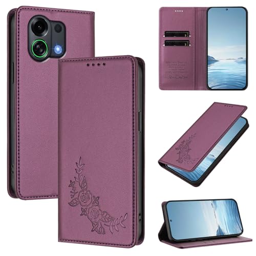 �X�}�z�P�[�X �Ή��@�� for Oppo K13 Turbo 5G / K13 Turbo Pro 5G�yRFID�u���b�N�z�y�J�[�h�z���_�[�t�����z �}�O�l�b�g�J�� �X�^���h�@�\�t���z�X�}�z�P�[�X Violet