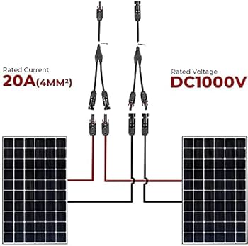 Amazon | mc4 並列 コネクタ 分岐 ソーラーパネル用 延長ケーブル Y