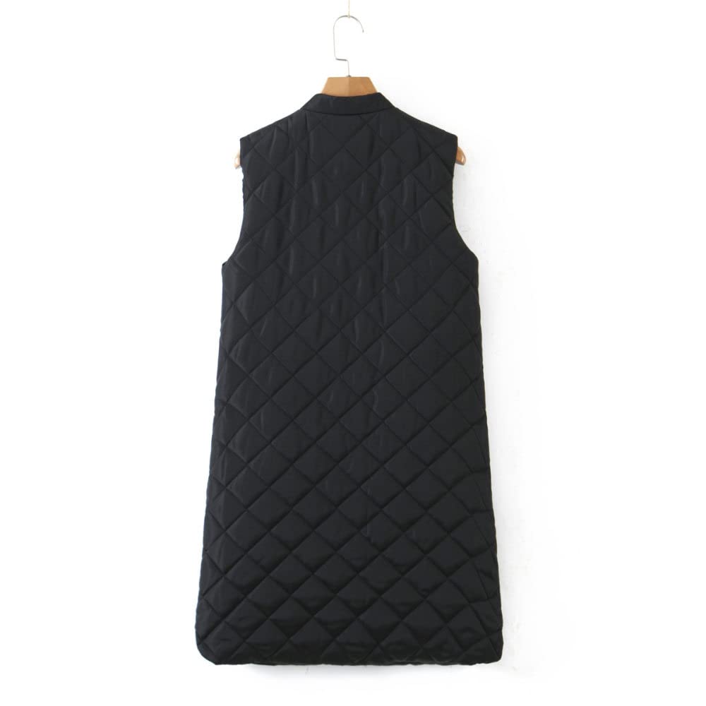 Smanicato Donna,Gilet Trapuntato Donna Gilet Imbottito Girocollo, Leggero Quadrato Trapuntato Gilet Donna Blu Navy Gilet Elegante Gilet Invernale Giacca Antivento Cappotto Di Transizione Per Donna R