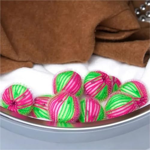 12 bolas de lavandería reutilizables para quitar pelusas en lavadora 4
