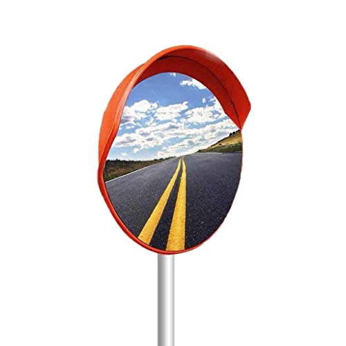Espejo de Seguridad Vial, Adecuado para Mountain Road Espejo de Punto Ciego de Giro brusco Plástico Lente Gran Angular Interior Espejo Convexo al Aire Libre (Color: B, Tamaño: 120 cm)