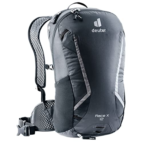 deuter 3204221 Fahrradrucksack, Schwarz, 12 Liter