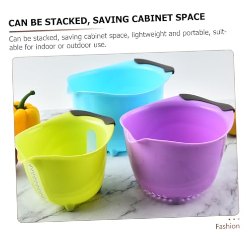 Set de 3 tazones mezcladores Zerodeko para frutas y ensaladas miniatura 7