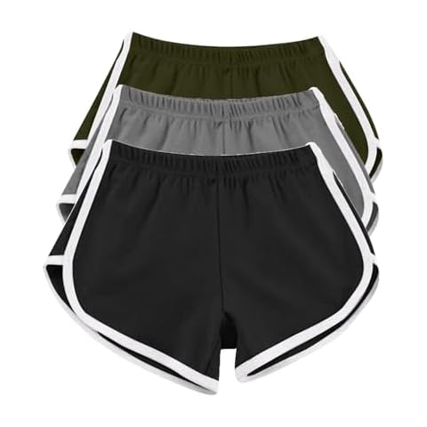 3 Pack Women's Cotton Yoga Dance Shorts Cover