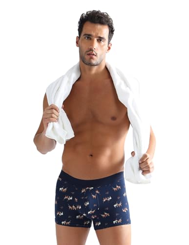 Image of U.S. Polo ASSN. Men PT005 Cotton Modal Printed Premium Underwear Trunks -Pack of 1