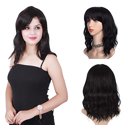 Image of SkyHair Premium Japanese Kanekalon Synthetic Technology Hair Wig for Women with Natural-Looking Bangs - Undetectable, Realistic, Full Head Wig for Daily Use, Chemo, Volume & Length (Matte Brown, 22 Inches)