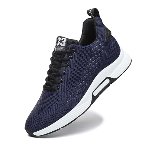 Image of BMINFEE Men's Invisible Height Increasing Elevator Shoes Lightweight Sport Shoes Height-Boosting Breathable Lace up Sneakers 2.4 Inches