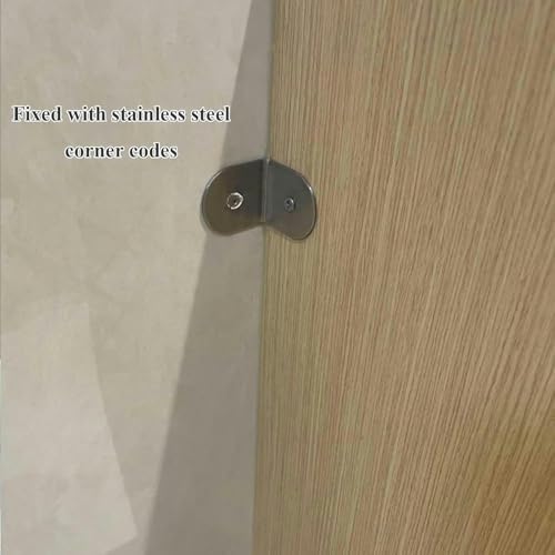 Partition de toilettes murales en bois massif : diviseur d'urinoir pour hommes - 5