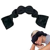 Travel Sleep Mask Weighted Eye Mask for Deep Sleeping, Soft Fabric Relaxing Eye Cover with Adjustable Strap Gravity Eye Mask Relieves Eye Fatigue for Men Women Home Travel & Naps