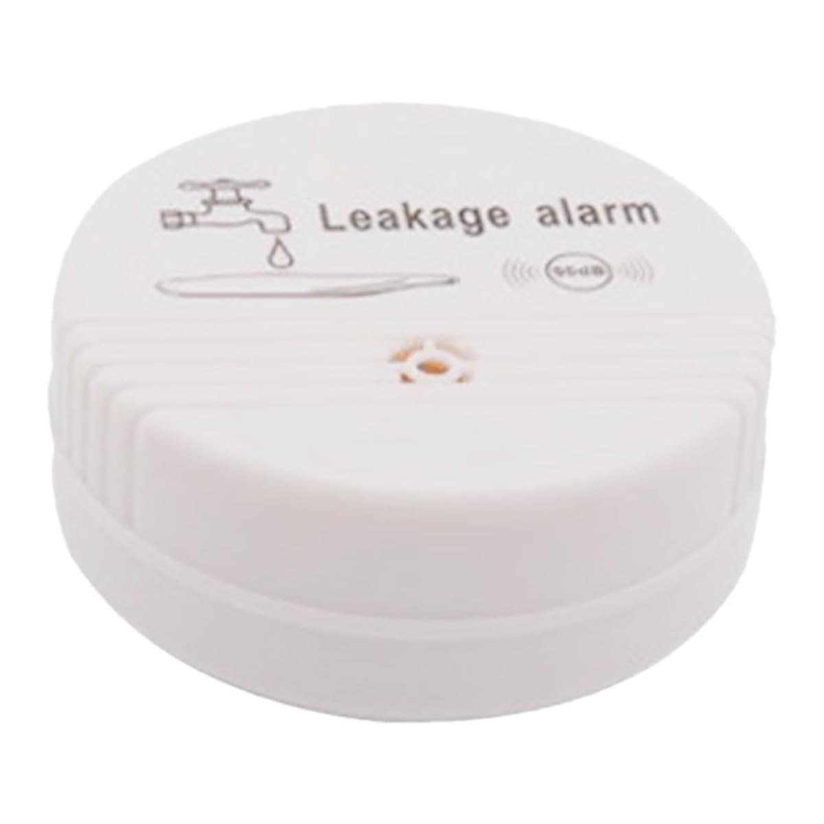 Water Leak Alarm 9v Battery Powered Small ABS Detector for Sinks