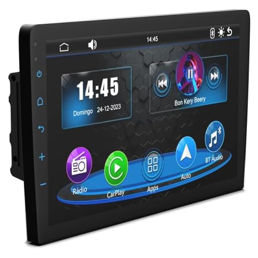 Central Multimídia 9pol Universal Mp5 CarPlay Android Auto Espelhamento Android IOS