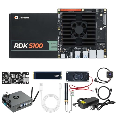 Yahboom RDK S100 AI Large Model Edge Development Board Kit,with AI Voice Module,Deploying Openclaw, Pre-Installed Large Model Image,Embodied Intelligence