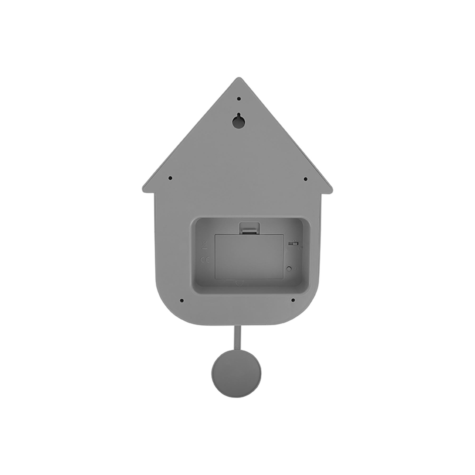 Karlsson Orologio da parete moderno a cucù – grigio (KA5768GY)