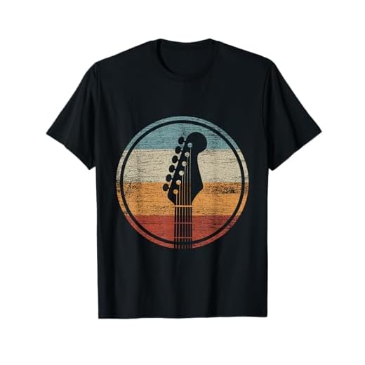 Vintage Guitarra Eléctrica Instrumento Musical Guitarrista Camiseta