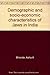 Demographic and socio-economic characteristics of Jews in India