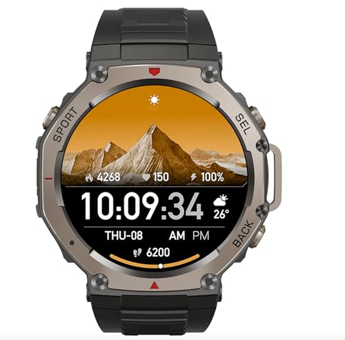 Mivrass Sports Smartwatch (Black)