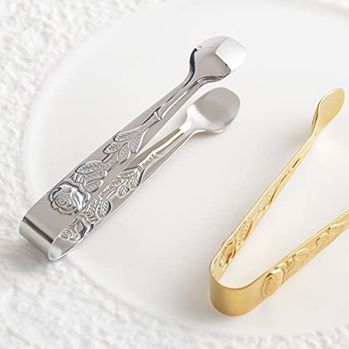 Citroen Slice Pincet, Mini Utensil Ice Food Zoete Salade Pincet, Roestvrij Staal Mini Kleine Ijstang Voorgerechten Tang… - Image 6