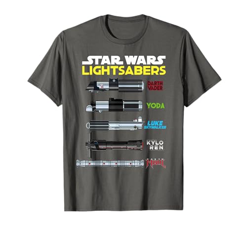 T-shirt Star Wars sabres laser idéal pour vos soirées cinéma et conventions