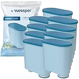 Wessper Wasserfilter kompatibel mit Philips AquaClean CA6903/10 CA6903/22 CA6903 Kalkfilter, Aqua Clean Filterpatrone für Saeco und Philips Kaffeevollautomaten, 9er Pack