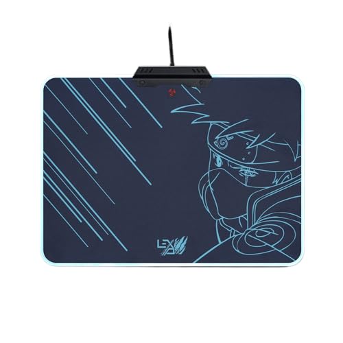 Tapis de souris Naruto rigide LED Kakashi Lexip Tsume