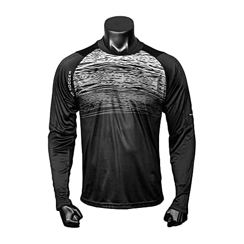 HO Soccer Camiseta de Portero Phenomenon, Manga Larga, Negro/Gris, XL Cover
