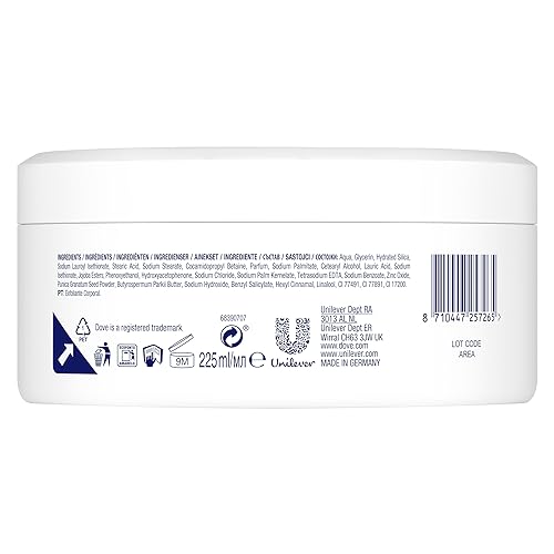 Dove Granatapfel & Sheabutter Creme-Dusch-Peeling für geschmeidige Haut 4x 225 ml