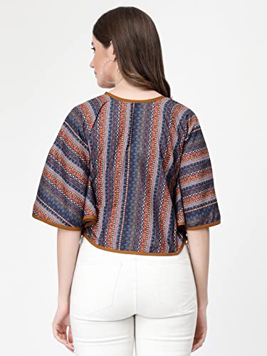 Image of I ENTERPRISE Women's Regular Fit Shirt (MAPT003S Multicolor2 Small)