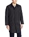 Perry Ellis Men's Poly Bonded Raincoat, Black, 42 Long