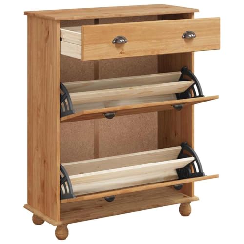 Armoire à chaussures peu encombrante avec tiroir ASKIM commode de rangement stable - 6