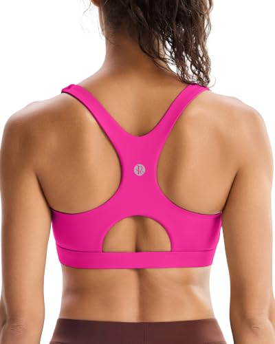 Image of RUNNING GIRL Sports Bras for Women High Support,Racerback High Impact Sports Bra Moulded Cup Workout Bra Push up