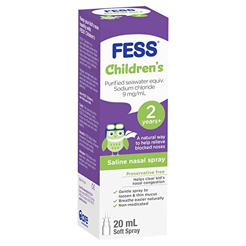 Fess Children's Saline Nasal Solution Spray 20 ml