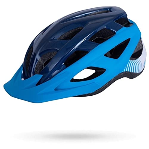 CAPACETE ASW BIKE FUN MARINHO AZUL TURQUESAG/GG