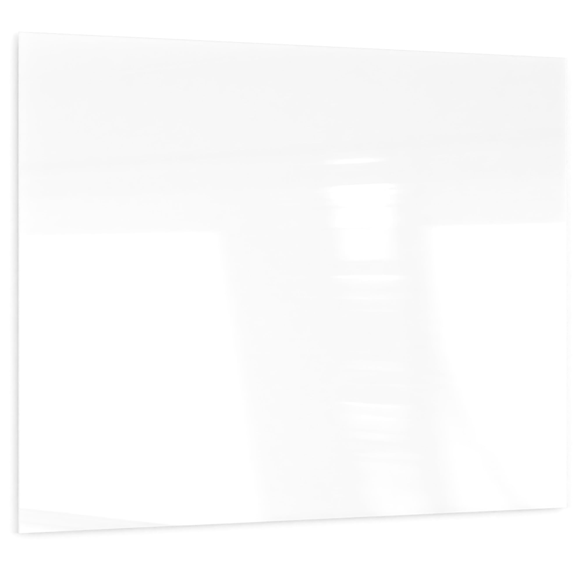 ALLboards Magnetic Super White Glass Board 120x90cm, Frameless, Glass Magnetic Whiteboard, Tempered Glass Writing Board