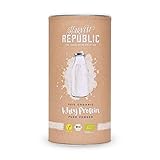 HARVEST REPUBLIC Bio Whey Protein Smoothie Pulver, mit 80% Eiweißgehalt zum Muskelaufbau mit Protein aus Bio Molke, reich an BCAAs und EAAs, gut löslich, Perfekt für gesunde Shakes und Smoothies, 400g