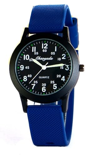 New Durable Silicone Teen Girls/Boys Student Quartz Waterproof Wristwatch Arabic Numeral Dial Watches