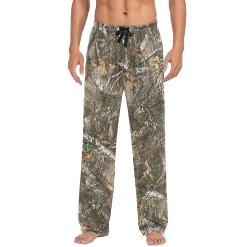 Laprad Men's Pajama Pants Lounge Pjs Bottoms Soft Sleep Pant with Pockets Drawstring2