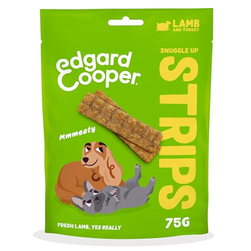 Edgard Cooper Premios para Perros, (Manzana 1 x 50g), Pequeño, Bocaditos para Campeones, Sin Cereales, premios para Perros Veganos, bocaditos para Entrenamiento llenos de Fruta Fresca