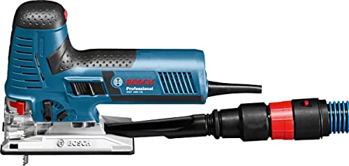 Bosch Professional Stichsäge GST 160 CE (800 Watt, inkl. Absaugadapter, Abdeckhaube, 3x Sägeblätter, 3x Schwämme, in L… – Bild 6
