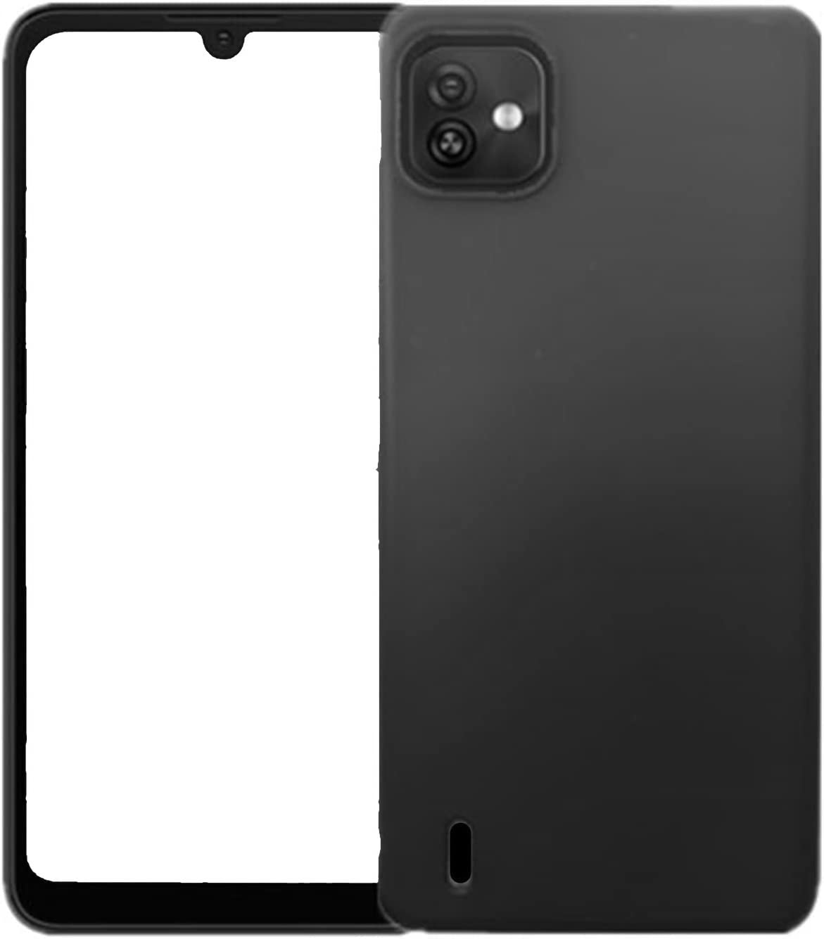 DQG per Wiko Y82 Custodia, Nero Ultrasottile Silicone Case TPU Shell