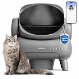 Neakasa M1 Lettiera Gatto Autopulente Aperta Grande XXL, Controllo APP, Smaltimento dei Rifiuti Senza Odori, Sacchetti e Tappeto