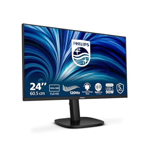 Philips 24B2U3301 - Monitor Full HD da 24 pollici, altezza