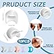 Roosea 10 Stück Zehenspreizer Silikon Gel Zehenstrecker Kleiner Zeh Zehentrenner Silikon Zehenspreizer Hallux Valgus Toe Spreader Separatoren Zehenstrecker für überlappende Zehen und Schützen Zehen