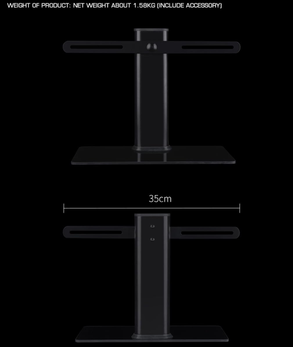 Universal Gun Display Stand with Glass Base, Iron Modular Rifle Cleaning and Maintenance Rack for Hunting Airsoft Accessories