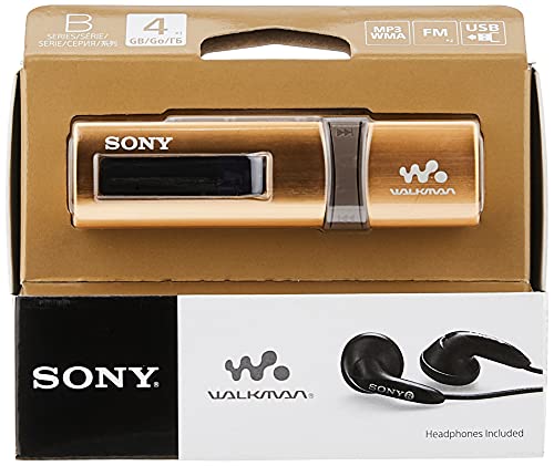 Image of Sony NWZ-B183F Walkman MP3 Player with Built-in FM Tuner (4GB) - Gold